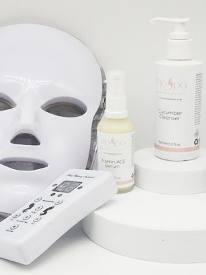 L E D face mask kit